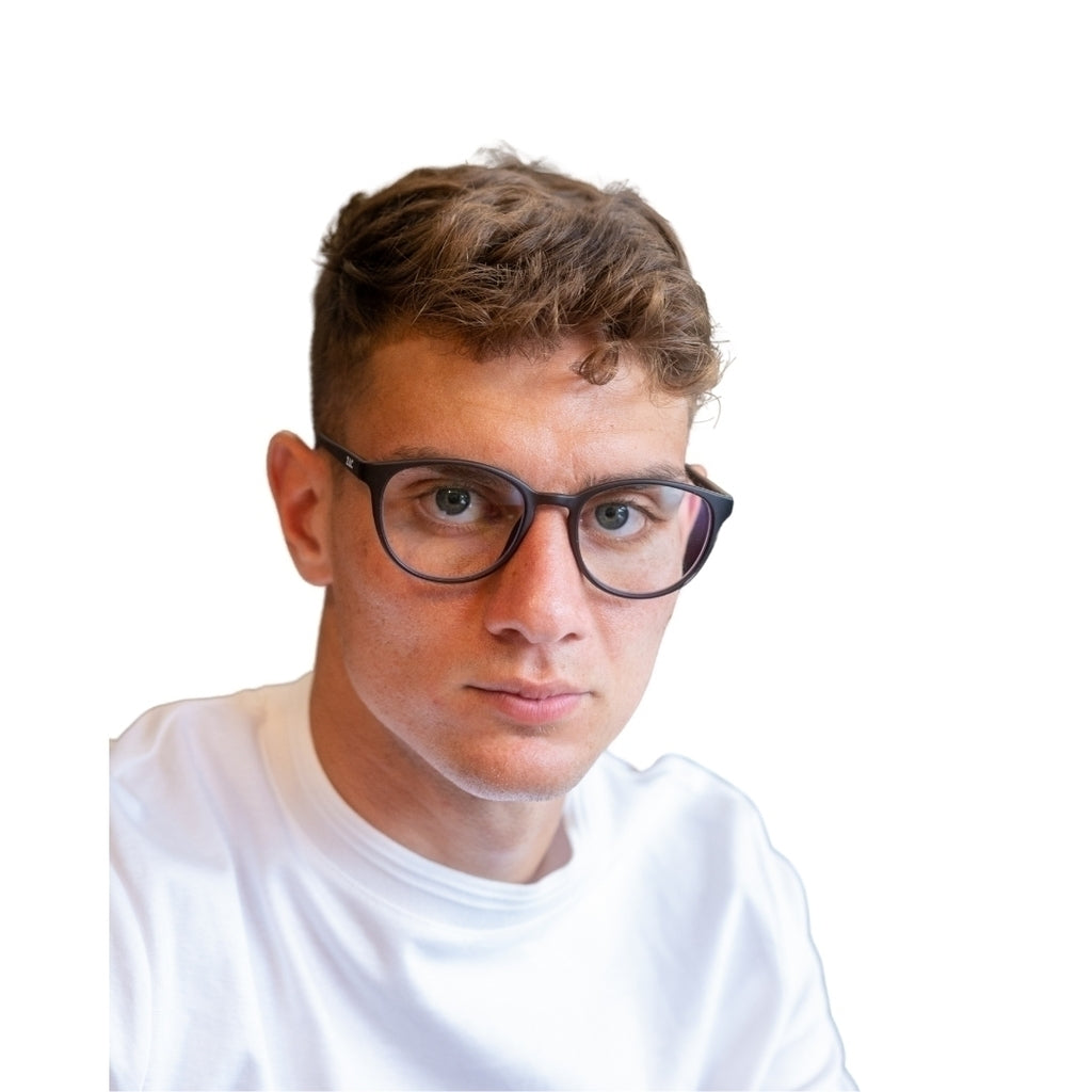 Óculos de Grau Zac Fusion Azul Fosco Fibra de Carbono