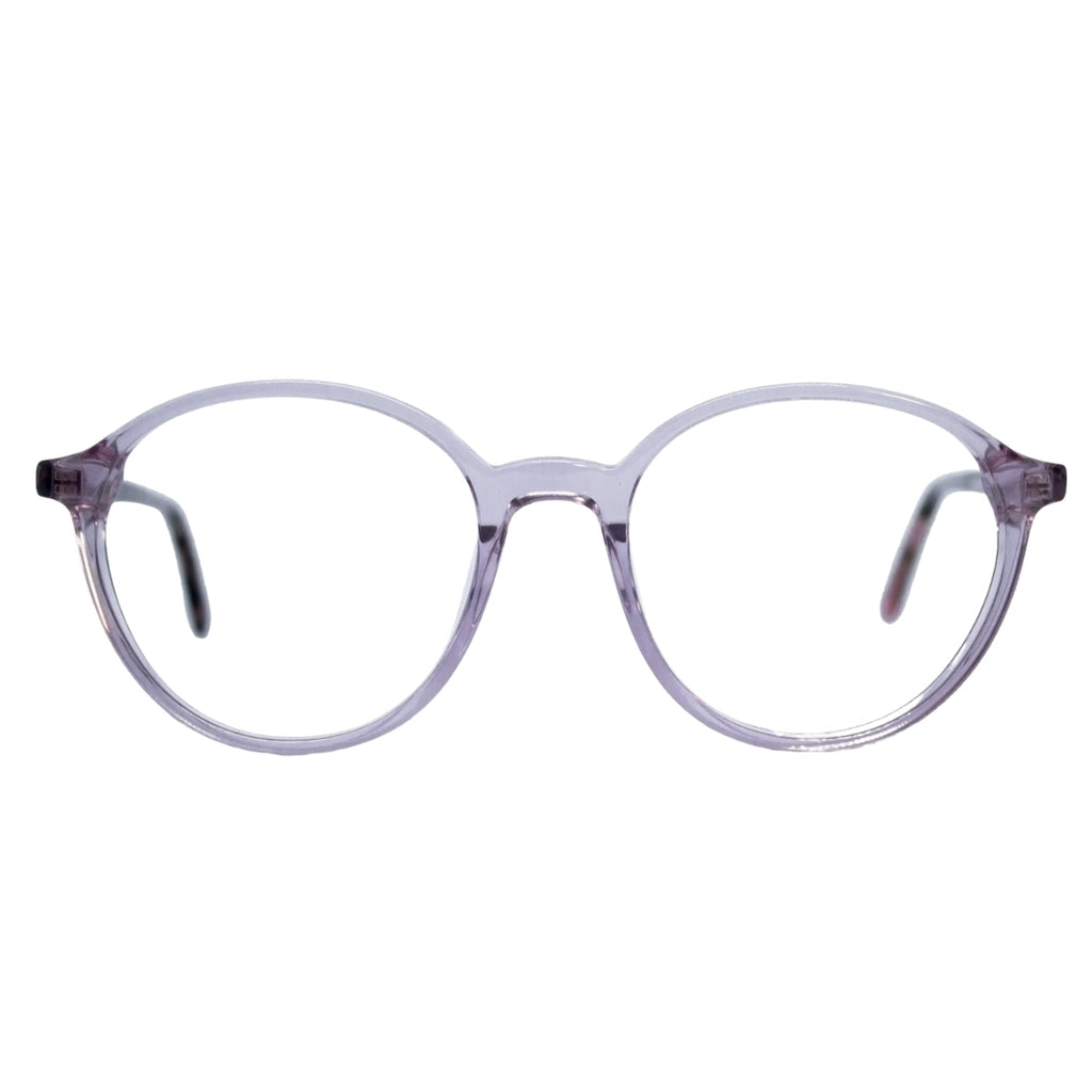 Óculos de Grau Zac Lilac Lavanda Translúcido