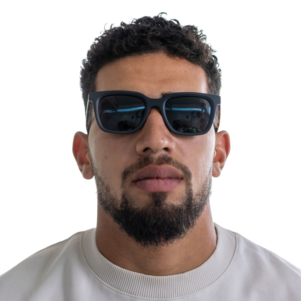 Óculos de Sol Zac LA41 Dark Shell Leo Aragão Preto e Havana