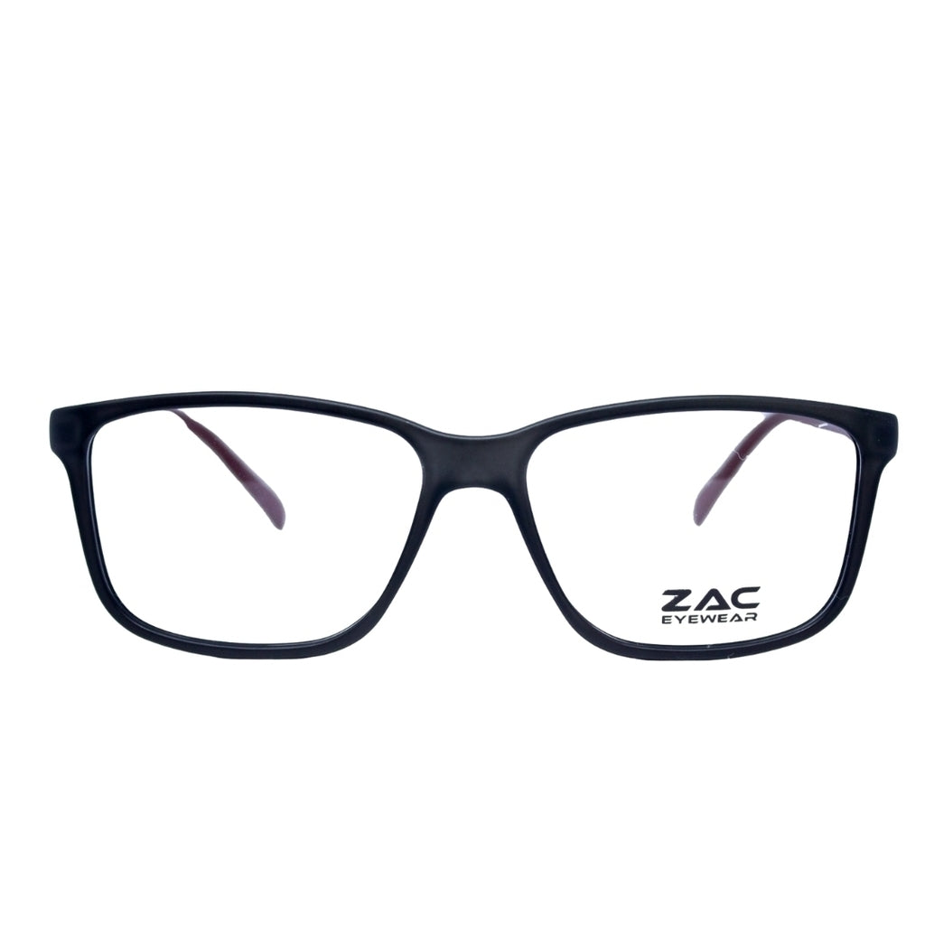 Óculos de Grau Zac Carbon Red Fibra de Carbono Preto e Vermelho