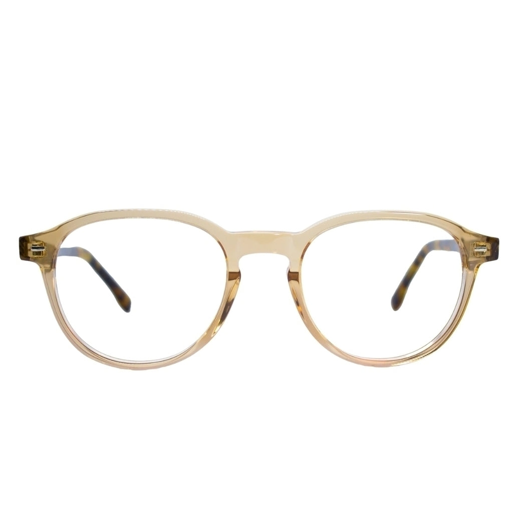 Óculos de Grau Zac Amber Lux Âmbar Translúcido