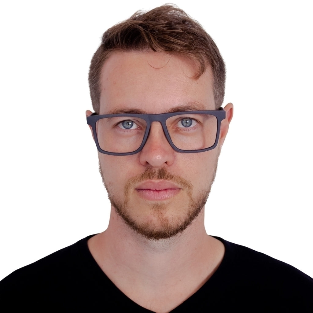 Óculos de Grau Zac Fade Cinza Escuro