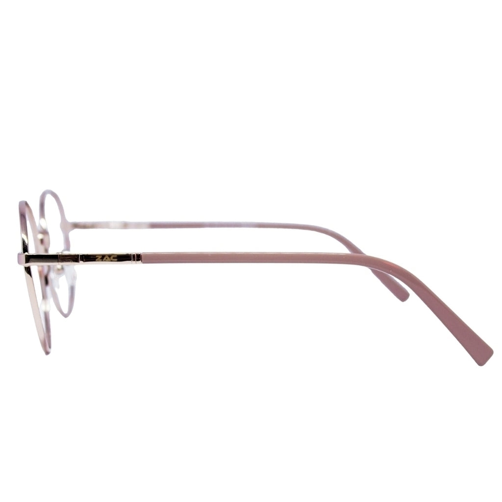 Óculos de Grau Zac Ivory Gold Metal Rose