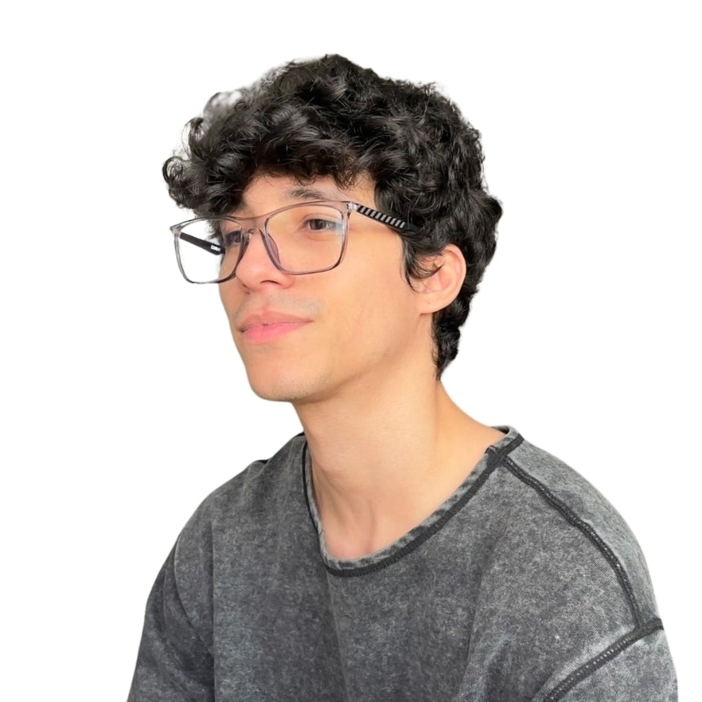 Óculos Gamer Corvo Axis Cinza com Lente Blue Filter Sem Grau