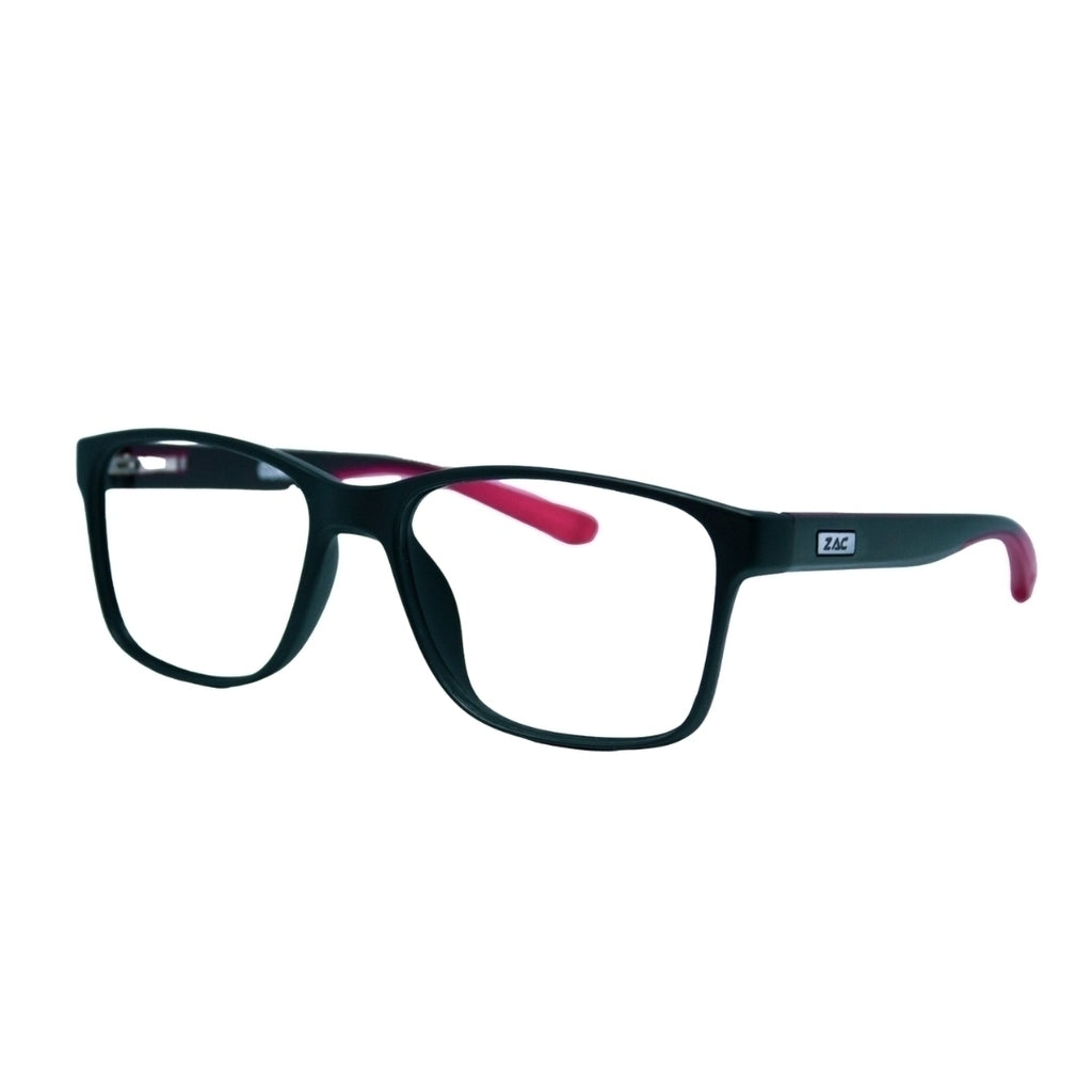 Óculos Gamer Zac Mood Preto e Vermelho Blue Filter Sem Grau