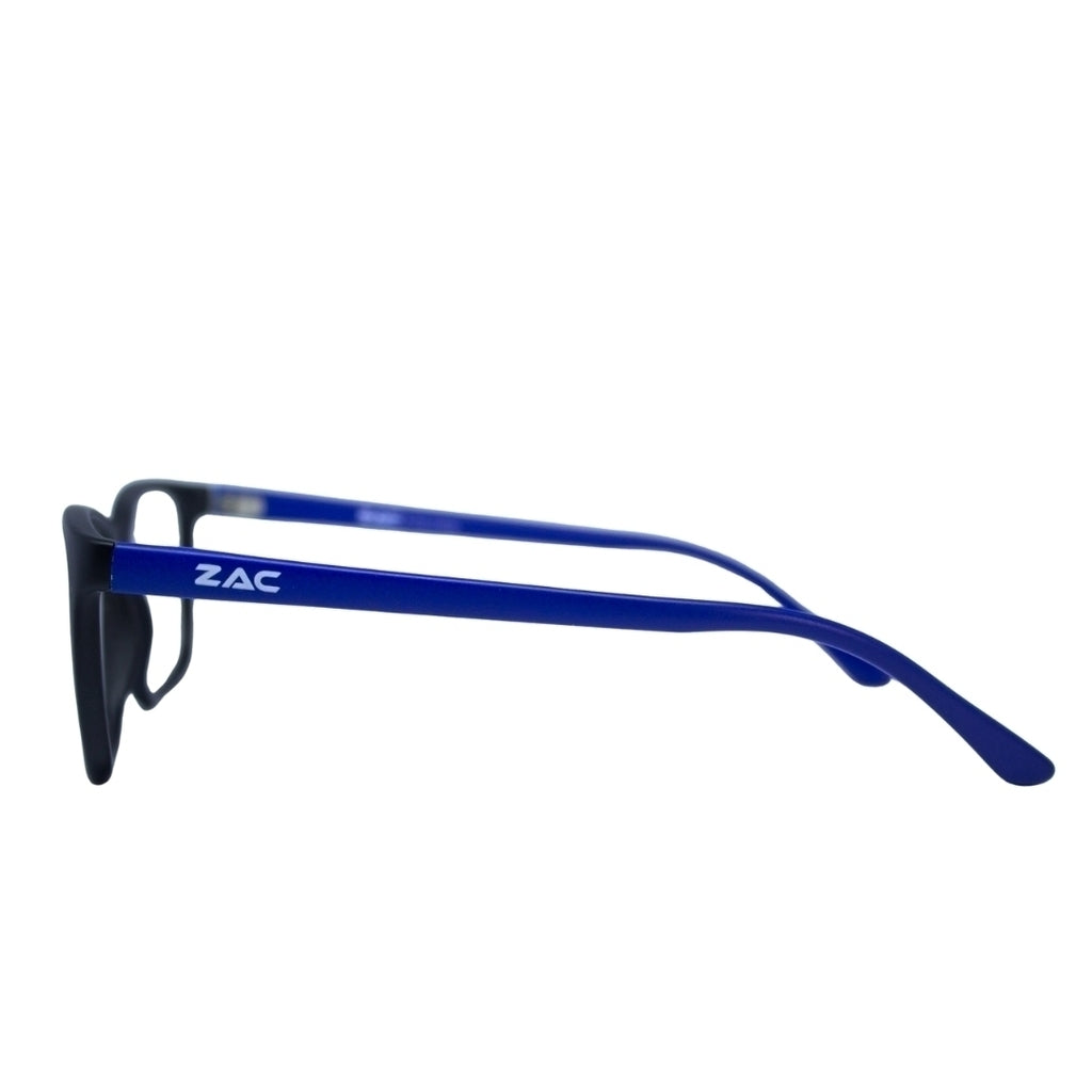 Óculos de Grau Zac Carbon Blue Fibra de Carbono Preto e Azul