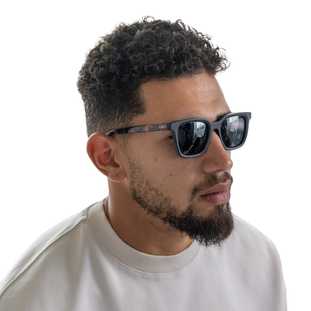 Óculos de Sol Zac LA41 Dark Shell Leo Aragão Preto e Havana