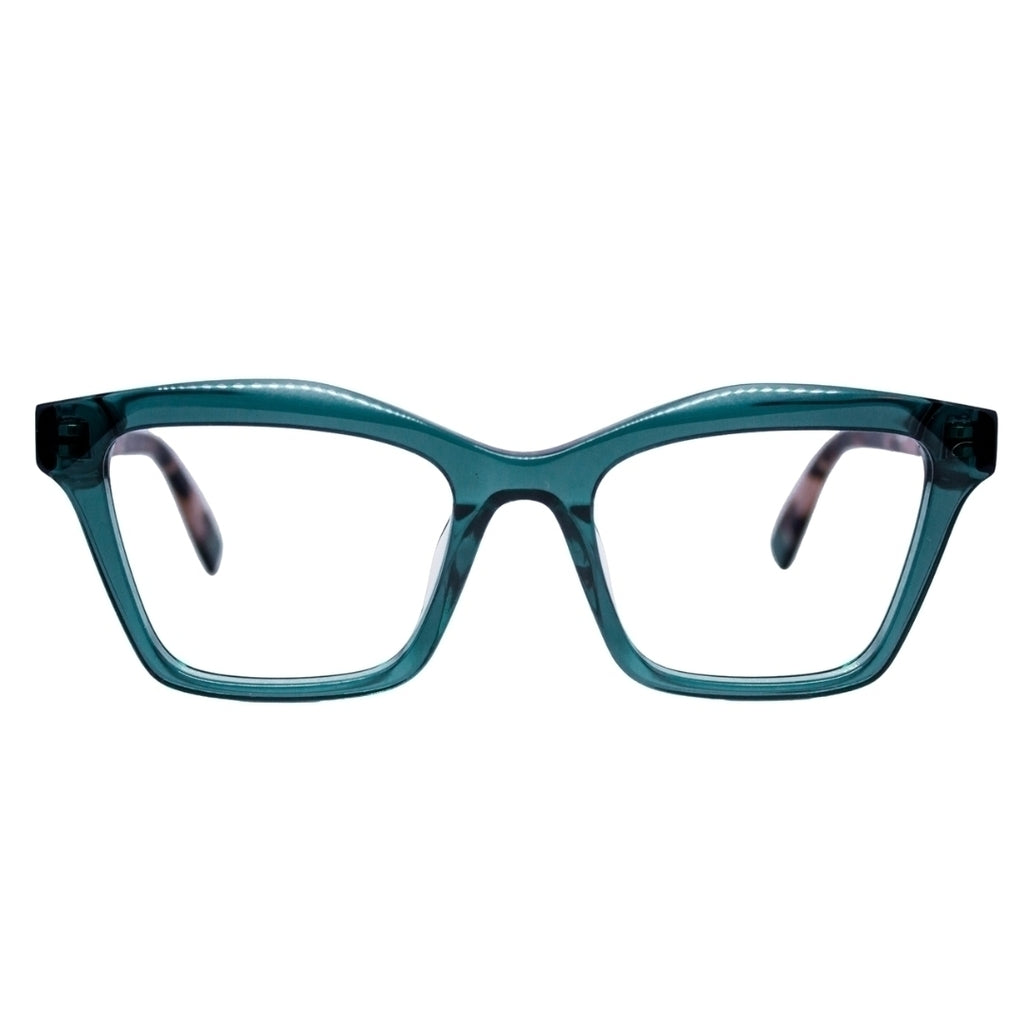 Óculos de Grau Zac Esmerald Classic Verde e Havana