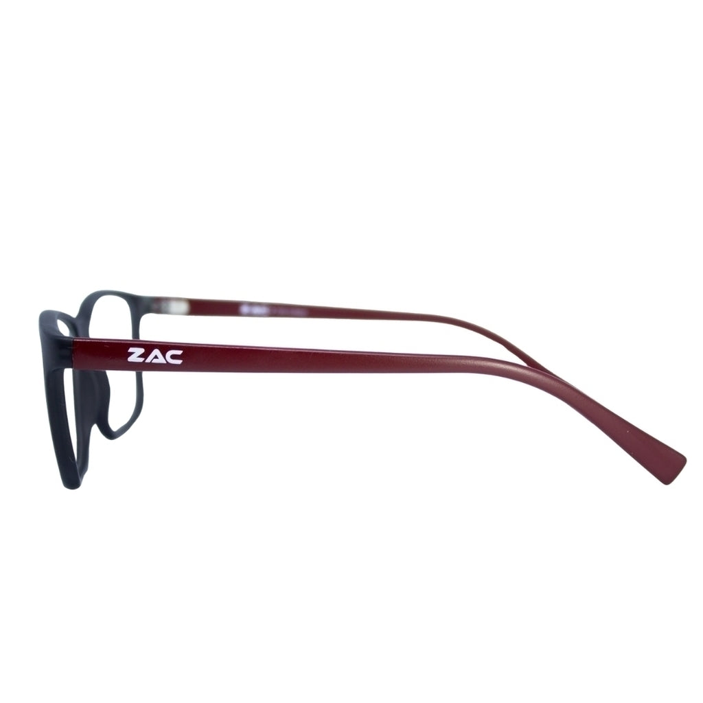 Óculos de Grau Zac Carbon Red Fibra de Carbono Preto e Vermelho