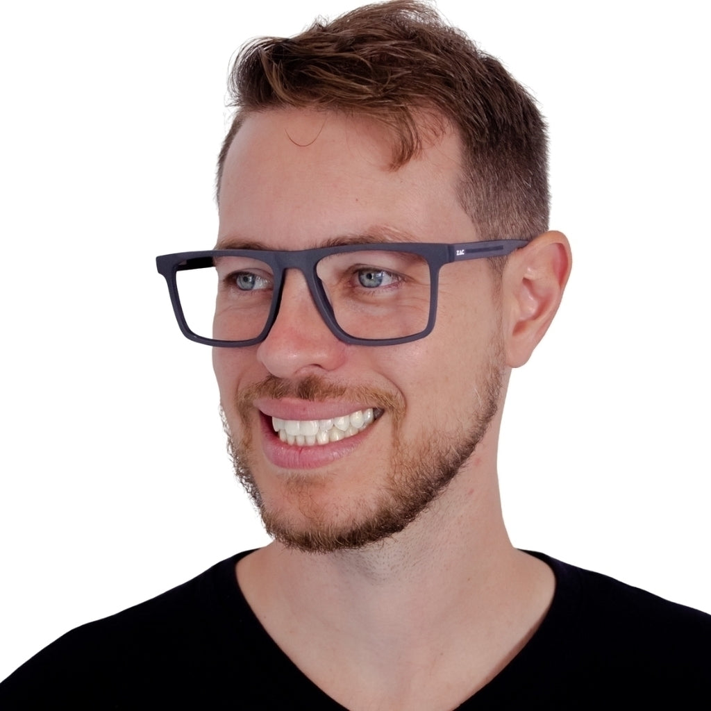 Óculos de Grau Zac Fade Cinza Escuro