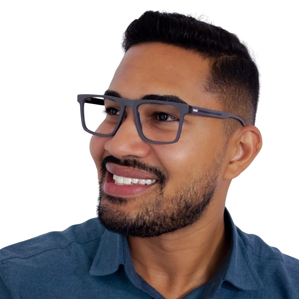 Óculos de Grau Zac Fade Cinza Escuro