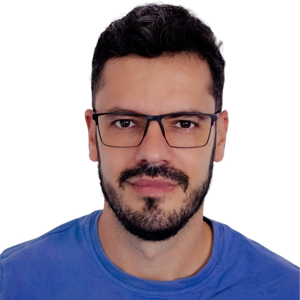 Óculos de Grau Zac Dot Preto Metálico